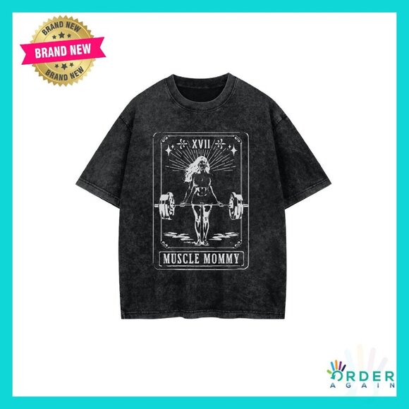Tops - Vintage Graphic Gym Tee Soft Cotton Workout Top Funny Fitness Apparel